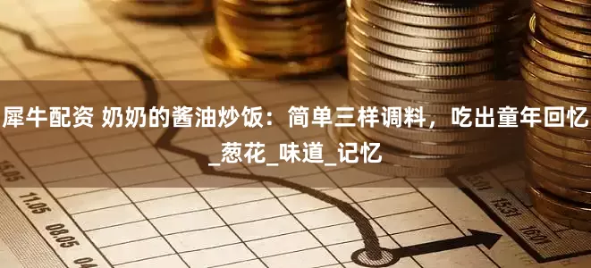 犀牛配资 奶奶的酱油炒饭：简单三样调料，吃出童年回忆_葱花_味道_记忆