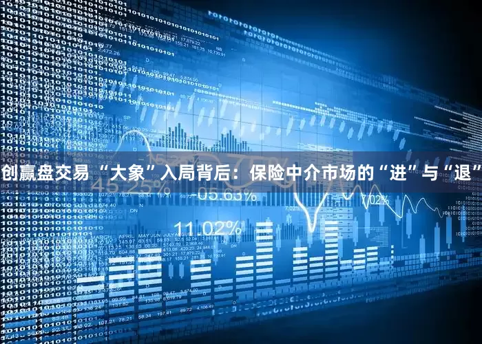 创赢盘交易 “大象”入局背后：保险中介市场的“进”与“退”